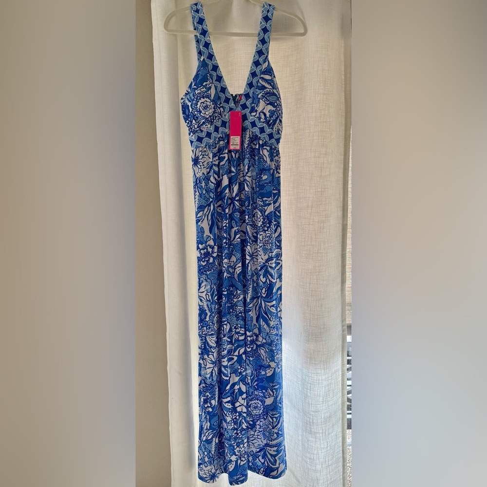 NWT Lilly Pulitzer Serena V-neck Maxi size 6